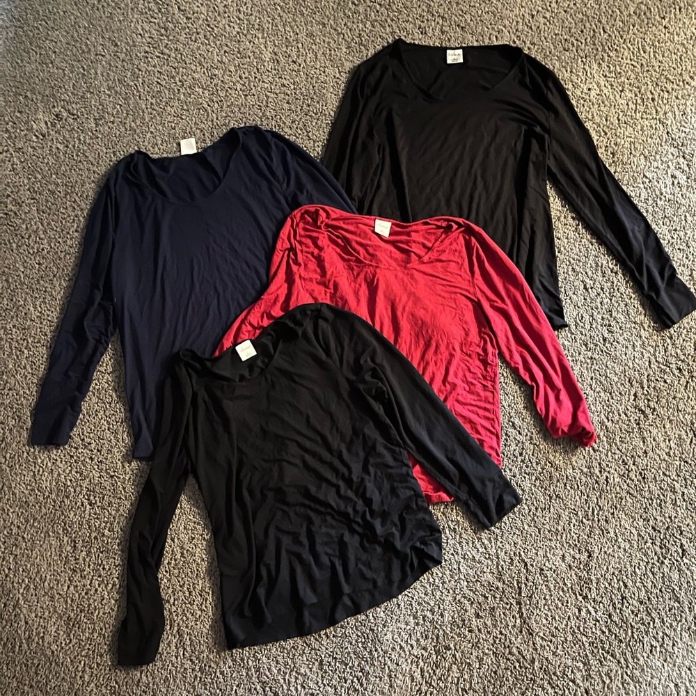 Soma Cool Nights 4 Long Sleeve Shirts Lot